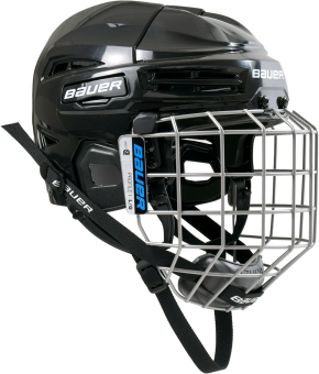 BAUER  Eishockey Helm mit Gitter IMS 5.0 L